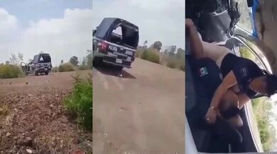 Mexičtí policisté si berou přestávku