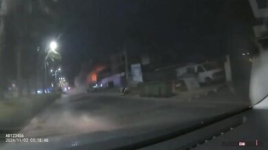 Střela zasáhla centrum města Tira