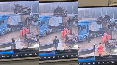 Dělník skončil rozdrcený potrubím