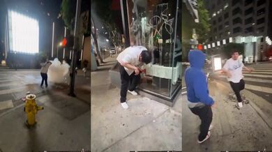 Fanoušek LA Dodgers si pyrotechnikou ustřelil ruku