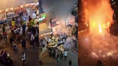 Tragický požár v obchodu s pyrotechnikou v Hyderabadě způsobil smrt několika lidí