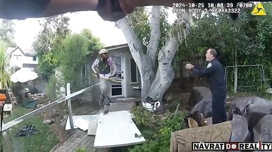 Policejní zásah proti nebezpečnému muži s páčidlem