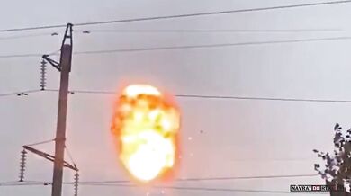 Sestřelení kamikaze dronu