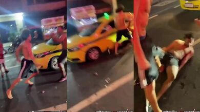 KOčko během pouliční rvačky