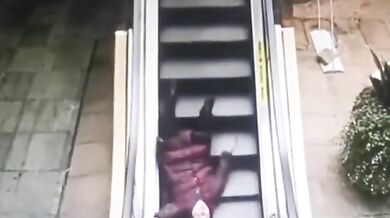 Nehoda na eskalátoru