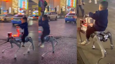 Jízda na robotickém psu