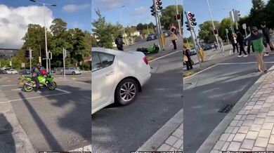 Wheelie na semaforech