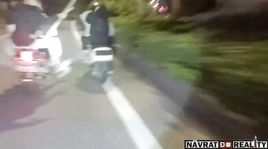 Čínský motocyklový road rage