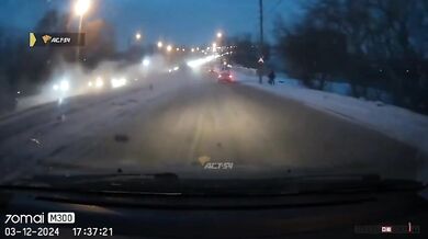 Tramvaj bez brzd způsobila nehodu v Novosibirsku