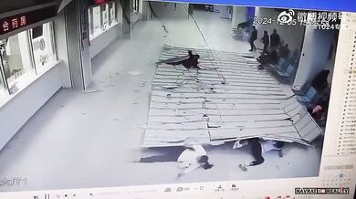 Zřícení stropu v nemocnici