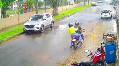 Částečně zdařilá krádež motorky