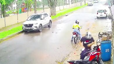 Částečně zdařilá krádež motorky