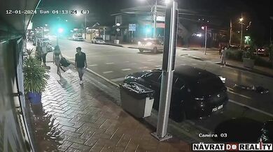 Srážka řidiče rozvážejícího jídlo