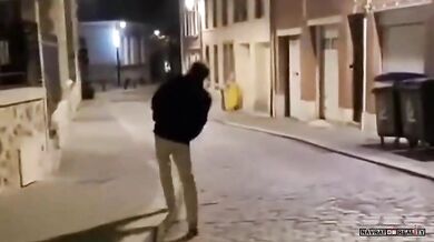 Klopýtnutí opilého chlapa