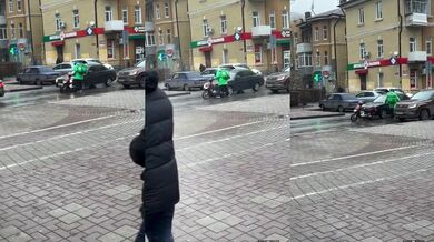 Agresivní rozvozce jídla