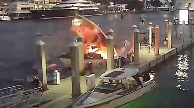 Výbuch lodi si vyžádal oběti