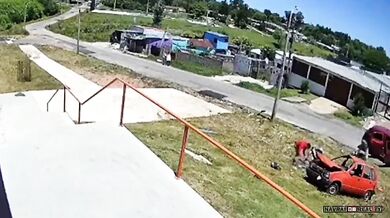 Policejní honička zakončená dopadením zločince