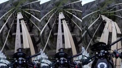 Nebezpečná jízda na motorce