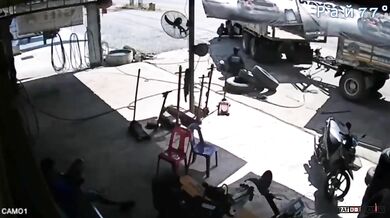 Výbuch pneumatiky #21