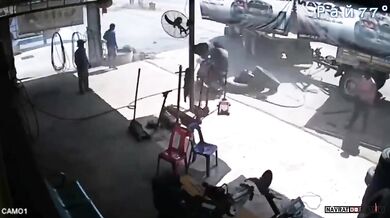 Výbuch pneumatiky #21