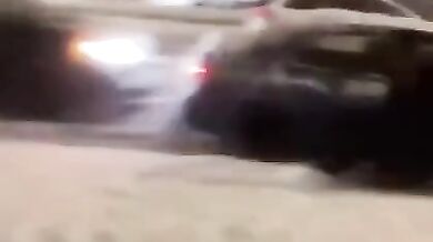 Dopravní nehoda na zasněžené silnici