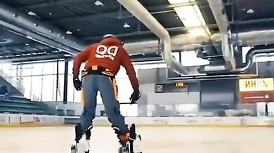 Upravené brusle na led