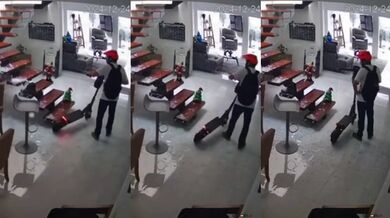 Nepovedené domácí driftování s elektrickou koloběžkou