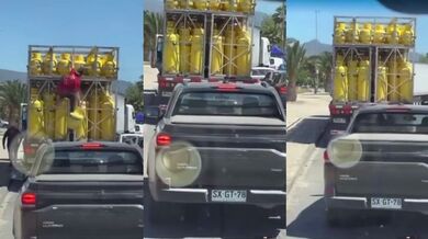 Neúspěšný pokus o krádež plynové lahve