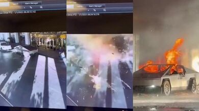 Výbuch Cybertrucku před Trumpovým hotelem v Las Vegas