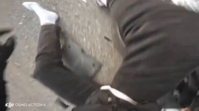 Čelní srážka dvou skútrařů