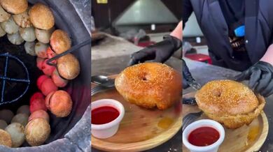 Pouliční jídlo v Kazachstánu