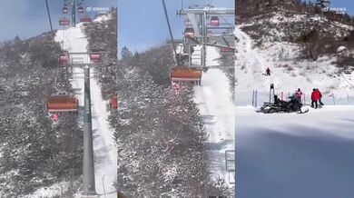 Drama na lanovce: Dítě viselo ve výšce 12 metrů