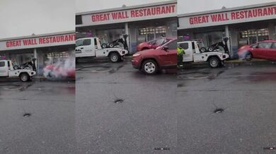 Napadení pracovníka odtahové služby při práci