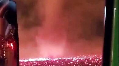 Kalifornské ohnivé minitornádo