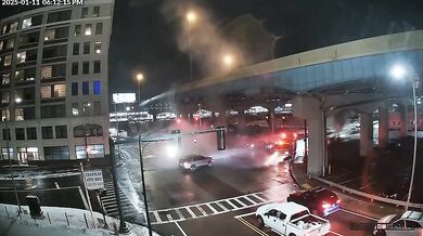 Výbuch kanálu v Worcesteru