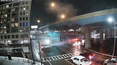 Výbuch kanálu v Worcesteru