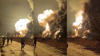 Ukrajinské drony zasáhly ruskou rafinerii v Rjazani