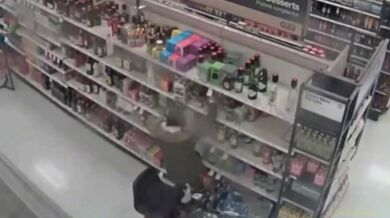 Zlodějka vyproštěna z vraku po honičce v jižní Kalifornii