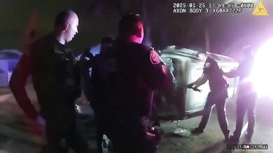 Zlodějka vyproštěna z vraku po honičce v jižní Kalifornii