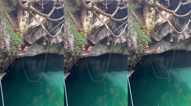 Fail při skoku do vody