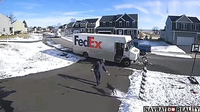 Doručovatele FedExu vylekal agresivní pes