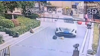 Dítě jen o vlásek přežilo přejetí vozem SUV