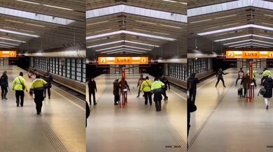 Cizinec v metru napadal lidi, nakonec skončil v psychiatrické léčebně