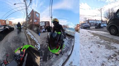 Pokus motorkáře uniknout před policisty