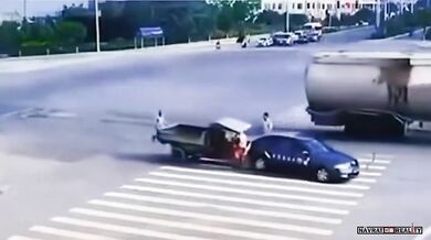 Kuriózní dopravní nehoda #4