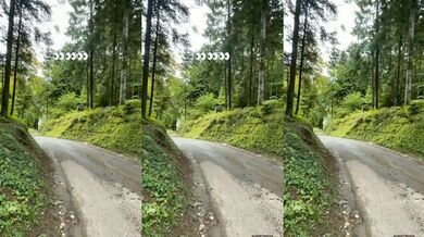 Nepovedené přeskočení silnice na kole