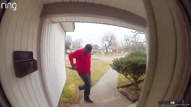 Agresivní veverka napadne muže vycházejícího z domu