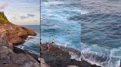 Turista zemřel po skoku z útesu