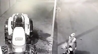 Karma pro žháře při pokusu o zapálení traktoru