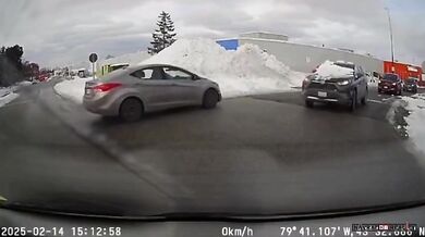 Líný řidič odmítl odstranit sníh z čelního skla